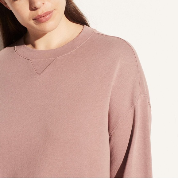 Vince pink Essential Relaxed Pullover - Picture 6 of 6